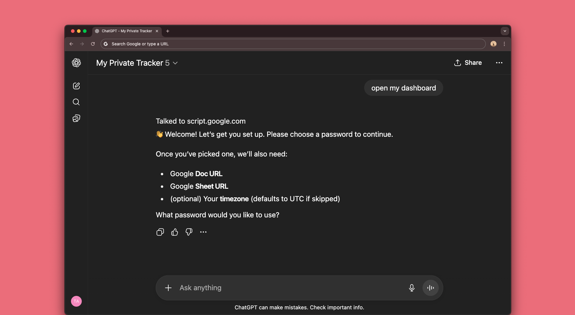 Confirm linked documents and timezone